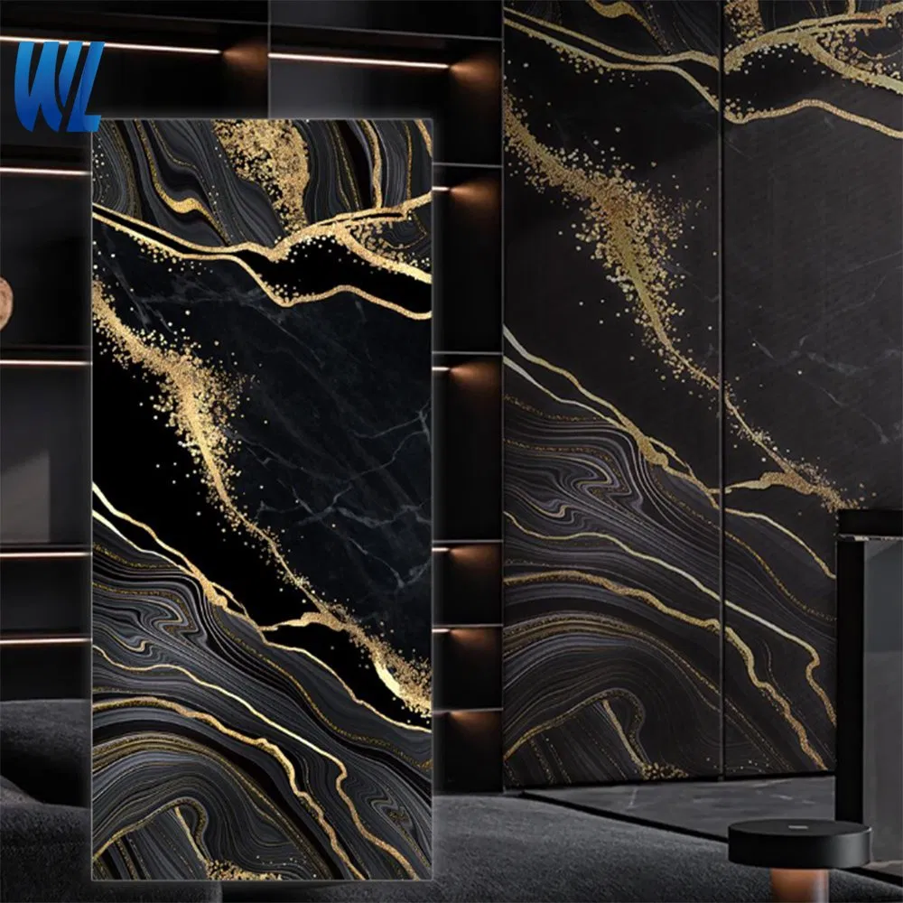 Factory Good Price B1 Fireproof Waterproof Building Material UV Marble Board PVC Wall Panel Spc Wall Panel PVC Marble Panel