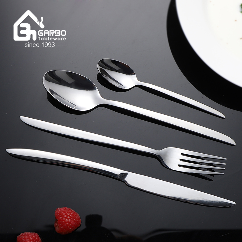 Factory 13/0 Stocked Handmade Cheap Silverware Stainless Steel Cutlery Flatware Set Tea Spoon for Home Hotel Restaurant Use