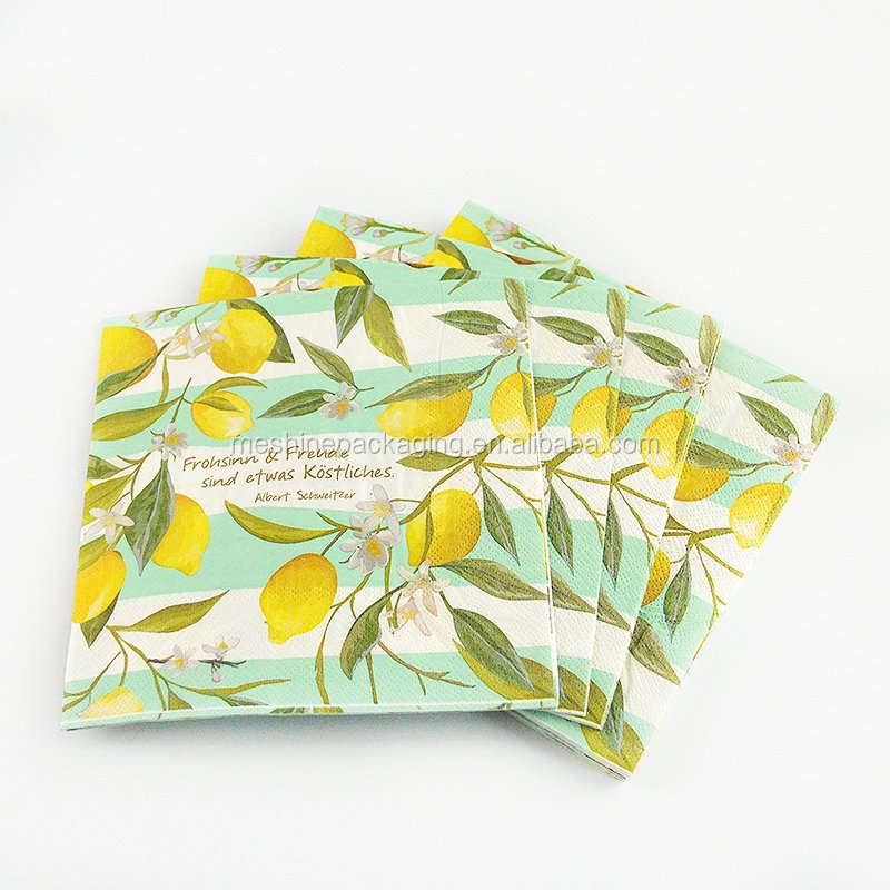 Disposable Restaurant Dining Cutlery Virgin Wood Pulp White Paper Napkins