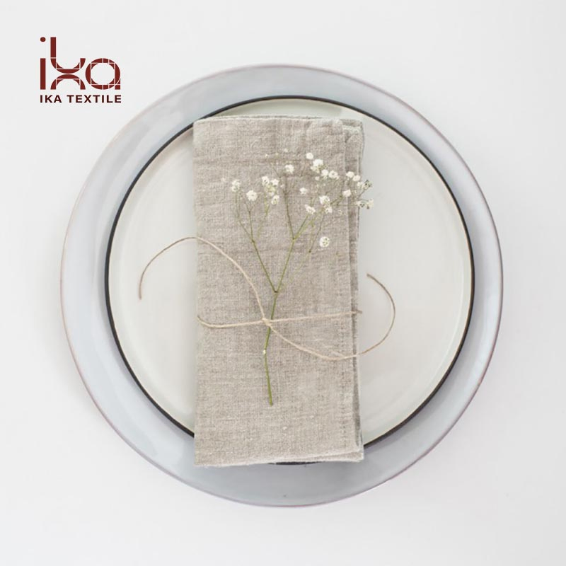 Hot Sale Aesthetic Wholesale Wedding Decoration Items Home Decor Table Personalized Lunch Custom Printed Embroidered Linen Napkin