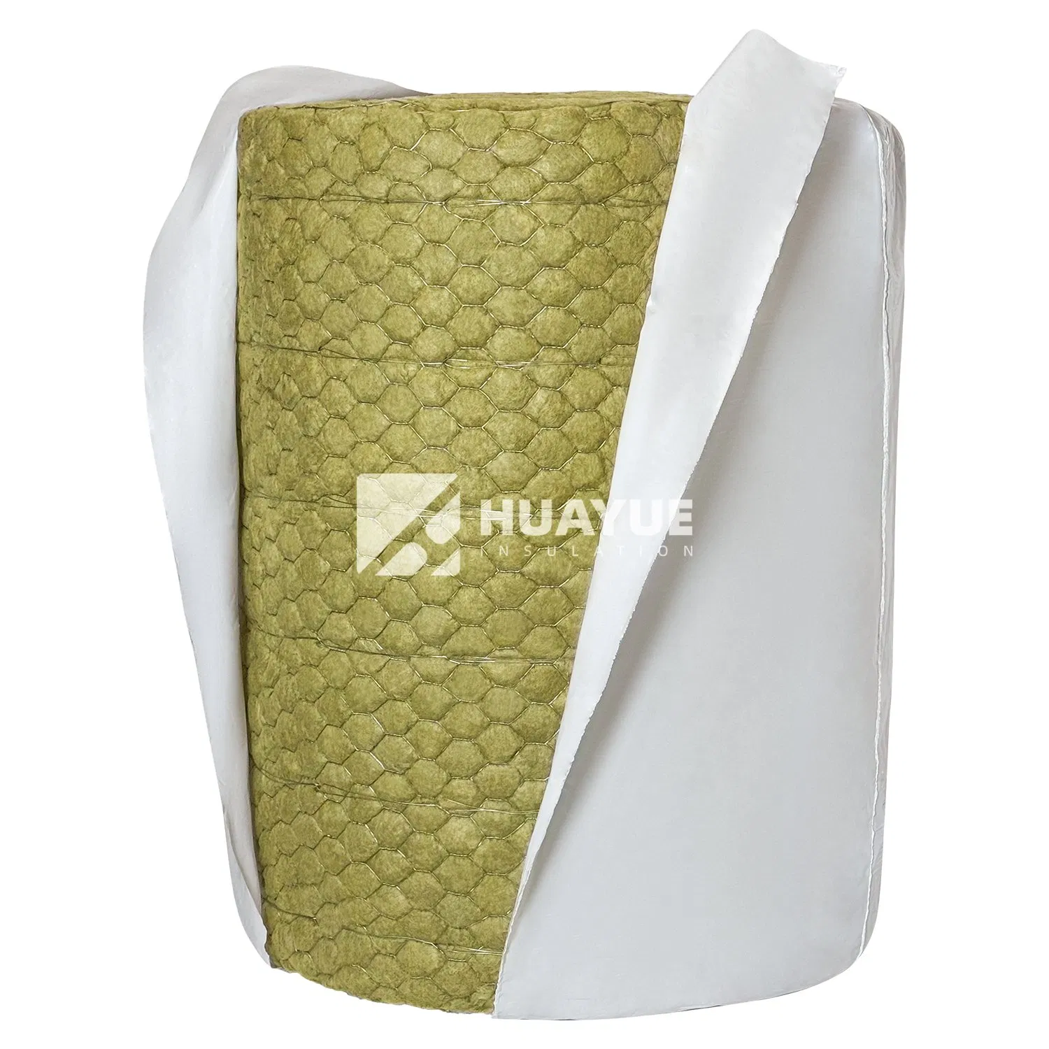 Huayue Modern Industrial 25mm Basalt Stone Wool Blanket Fireproof 100mm 150mm Thickness Shape PE Mineral Wool