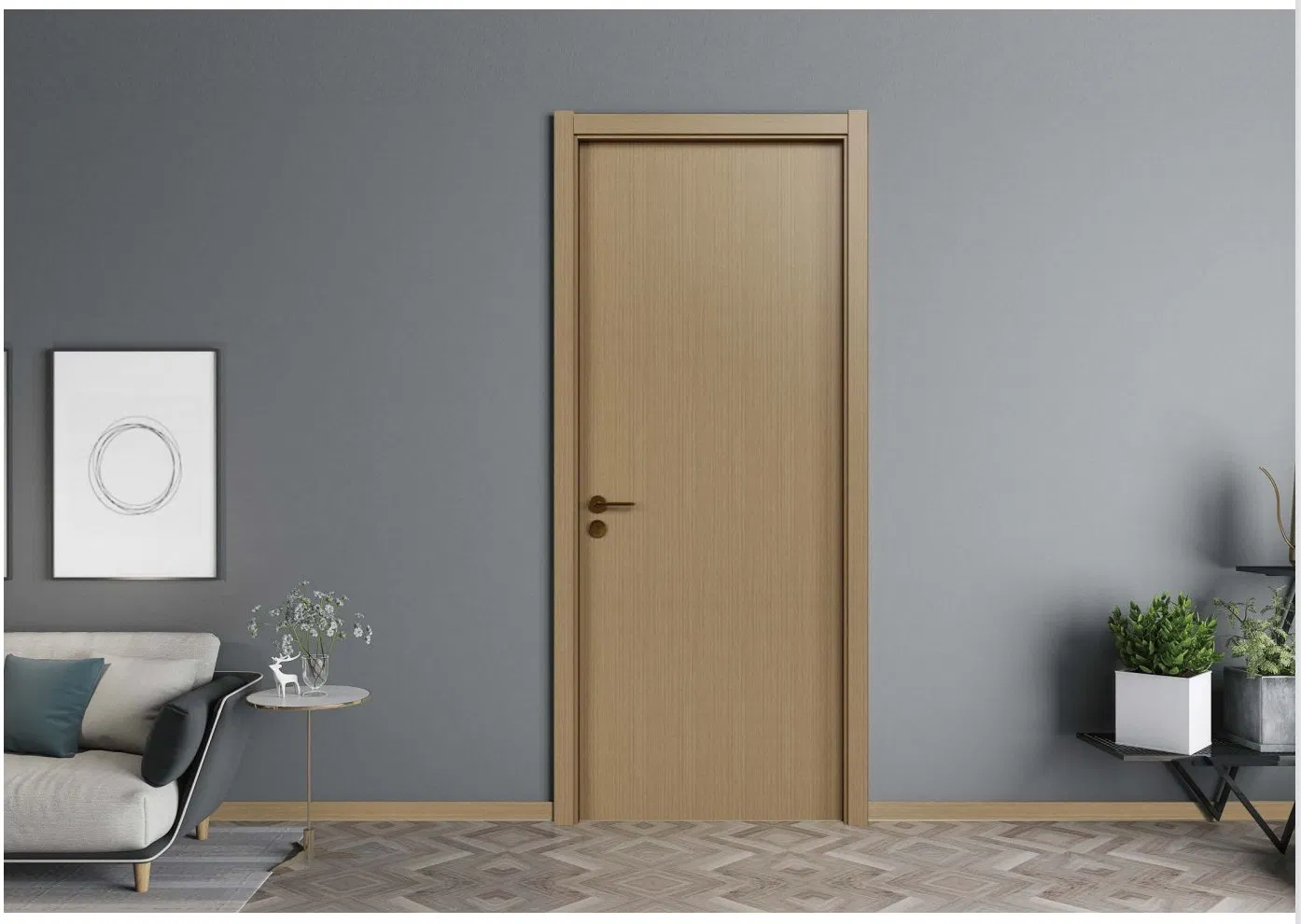 Impact-Resistant UPVC Door for Storm-Prone Areas