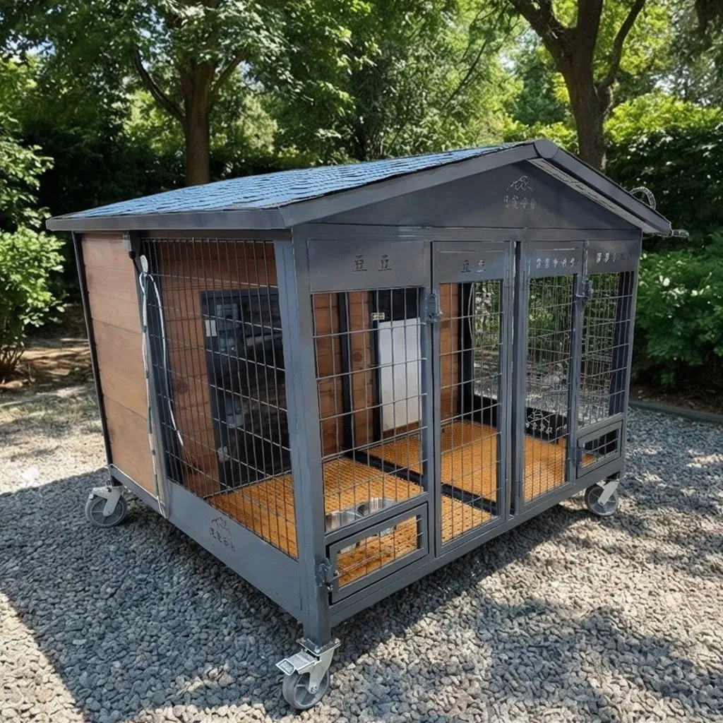 Elevated Solid Wood Dog House Creates Exclusive Outdoor Spaces