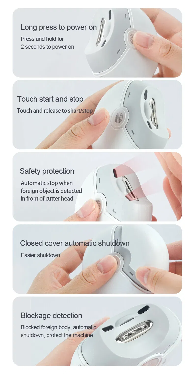 2025 Seemagic, Electric, Nail Clippers, Automatic Trimming, Polishing, Multi-Functional UFO