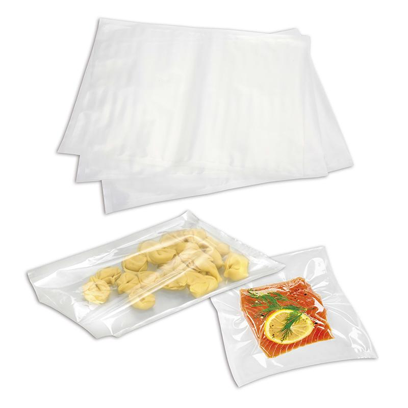 Transparent Smooth Food Grade Vacuum Flat Bags & Rolls
