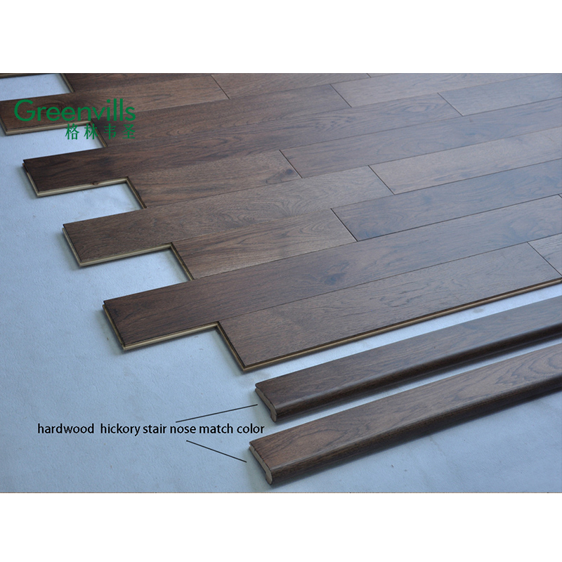 18mm America Hickory Hardwood Flooring Timber Hickory Solid Floor Wholesale Price Flooring