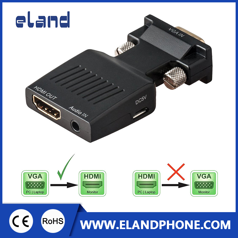 Конвертер VGA-HDMI адаптер 1080P