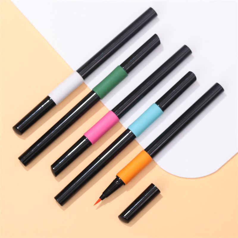Various Vegan Matte Organic Private Label Long Lasting Waterproof Eye Liner Pen with Matched Colors