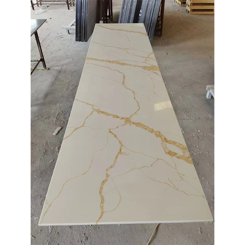 Calacatta White Range Engineered Stone Quartz Polished Big Slabs Price