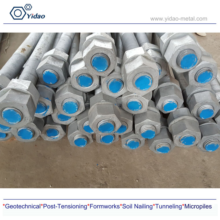 Анкерный болт 8.8 с двумя шляпками