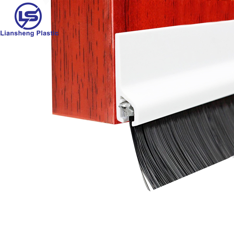 Pre-Drilled PVC Carrier Door Bottom Seal Brush
