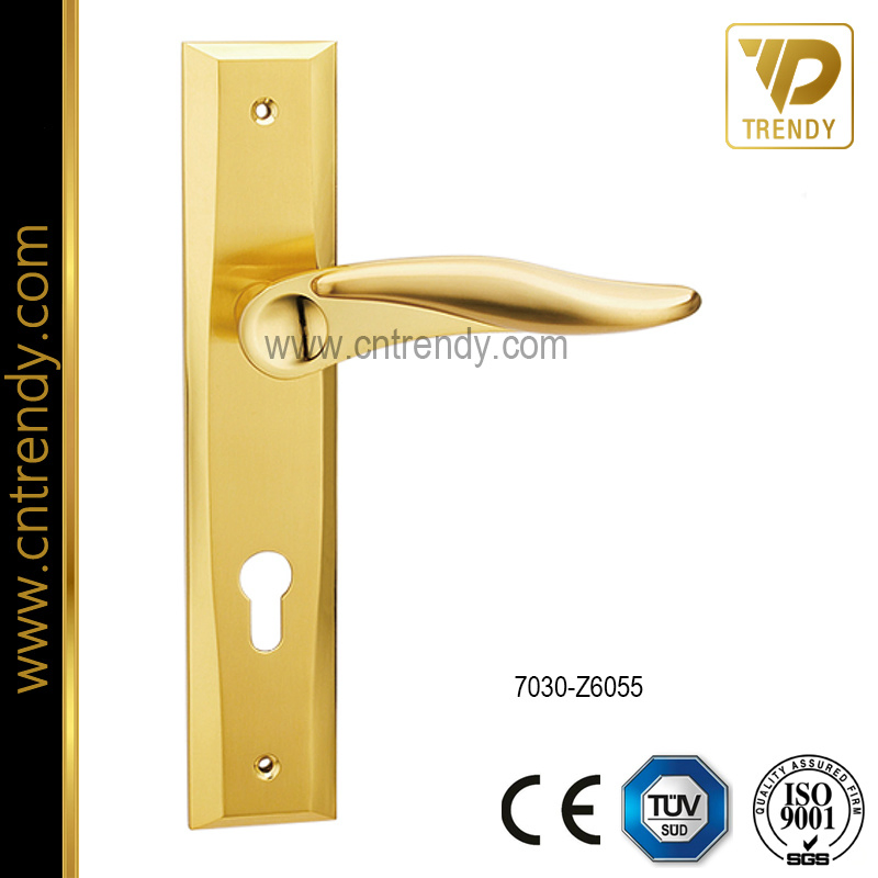 Door Hardware Zinc Alloy Handle Lock (7017-Z6055-CL)