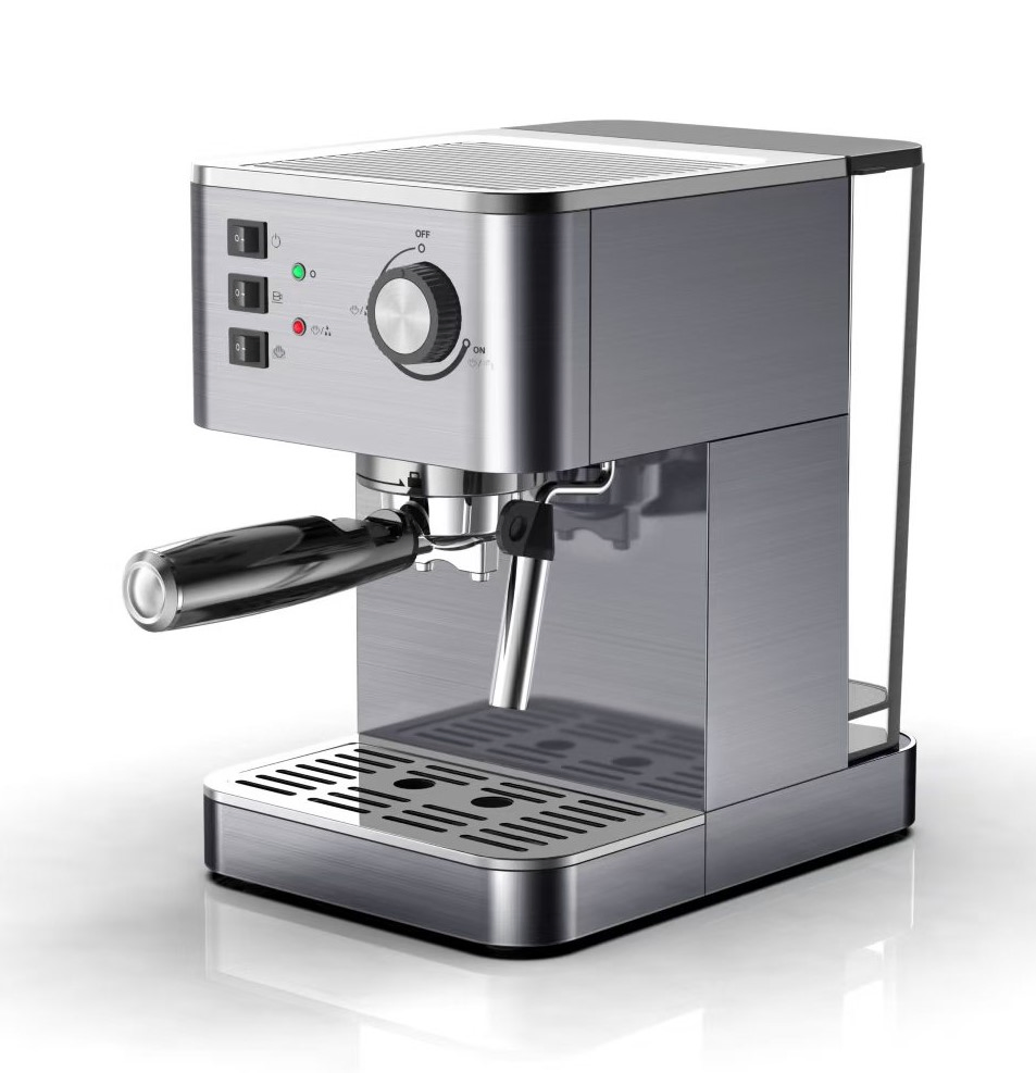 Stainless Steel 15 Bar Espresso Coffee Maker for Cappuccino and Latte