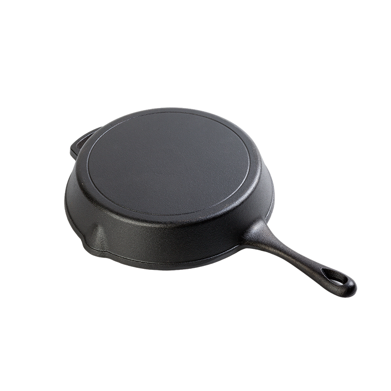 Pre-Seasoned Cast Iron Skillet with Spout