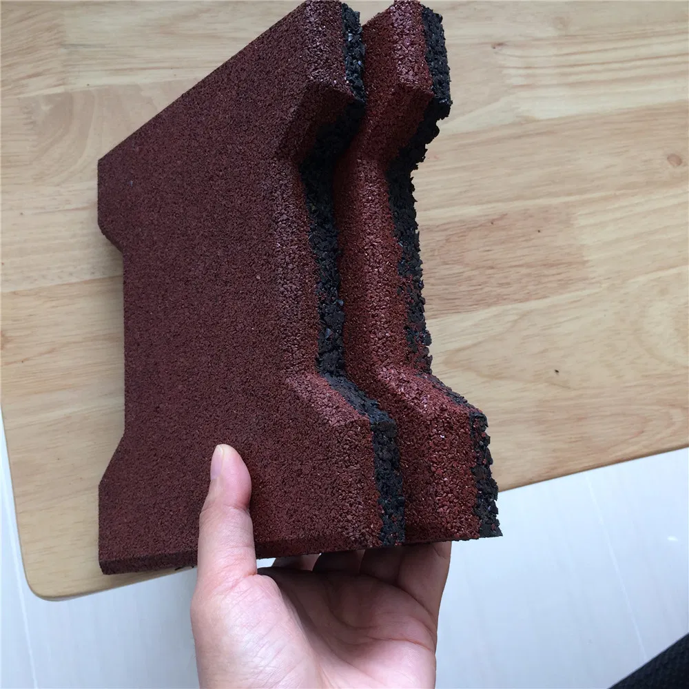 Horse Barn Dogbone Rubber Paver for Equestrian