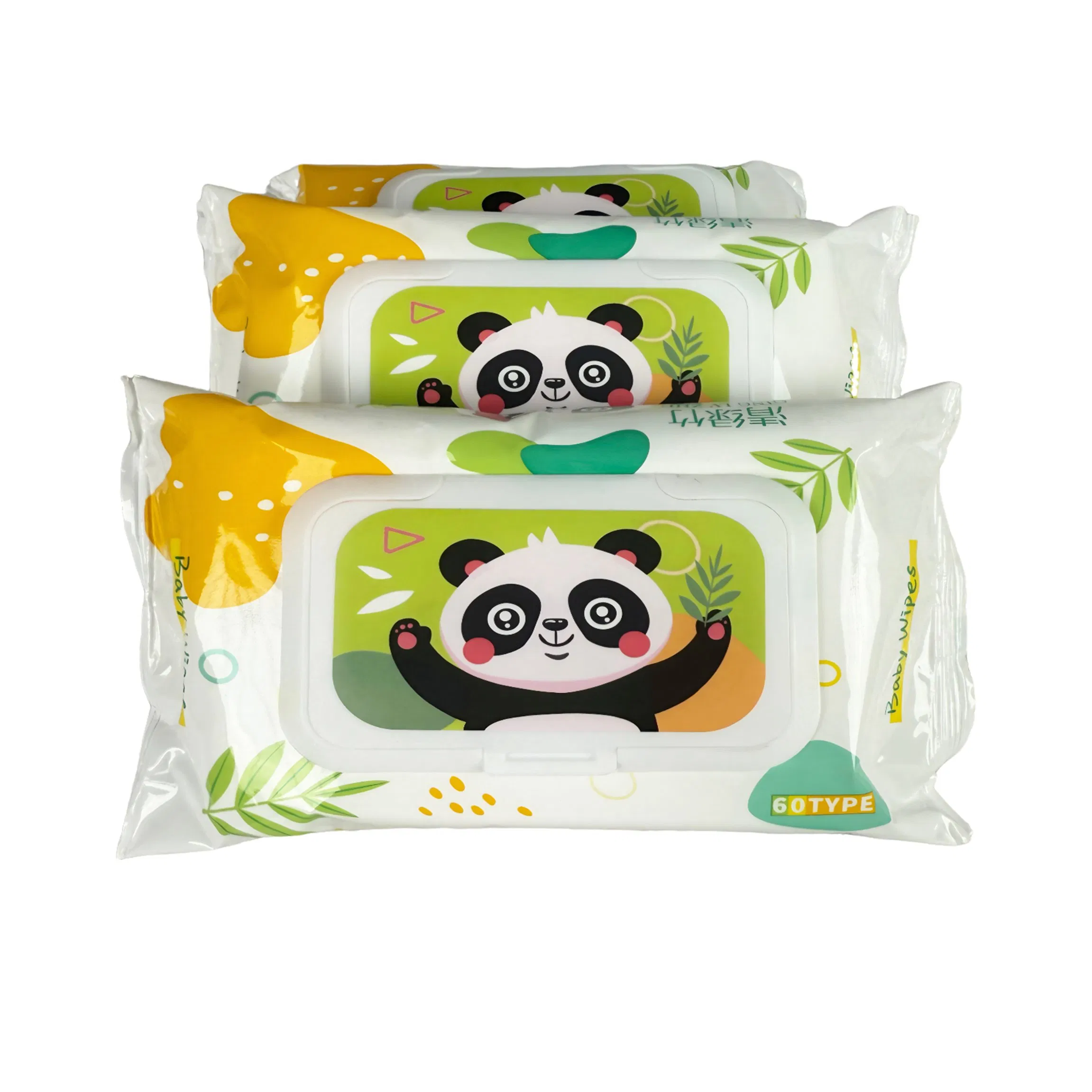 Premium Biodegradable Extra Soft Cotton Wet Wipes for Baby Skin Care with Samll Package