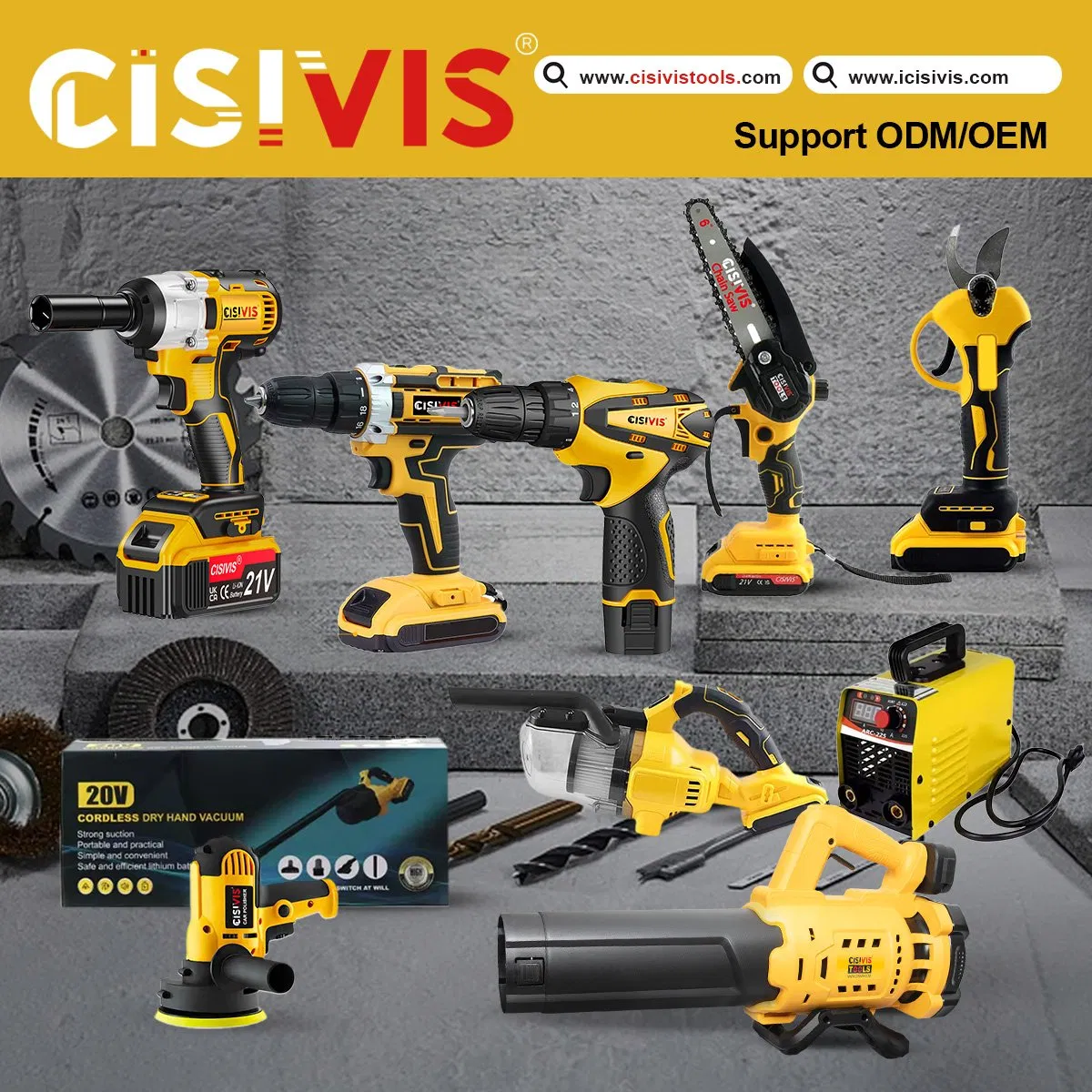 High Speed Cordless Garden Blower with 21V Lithium Battery