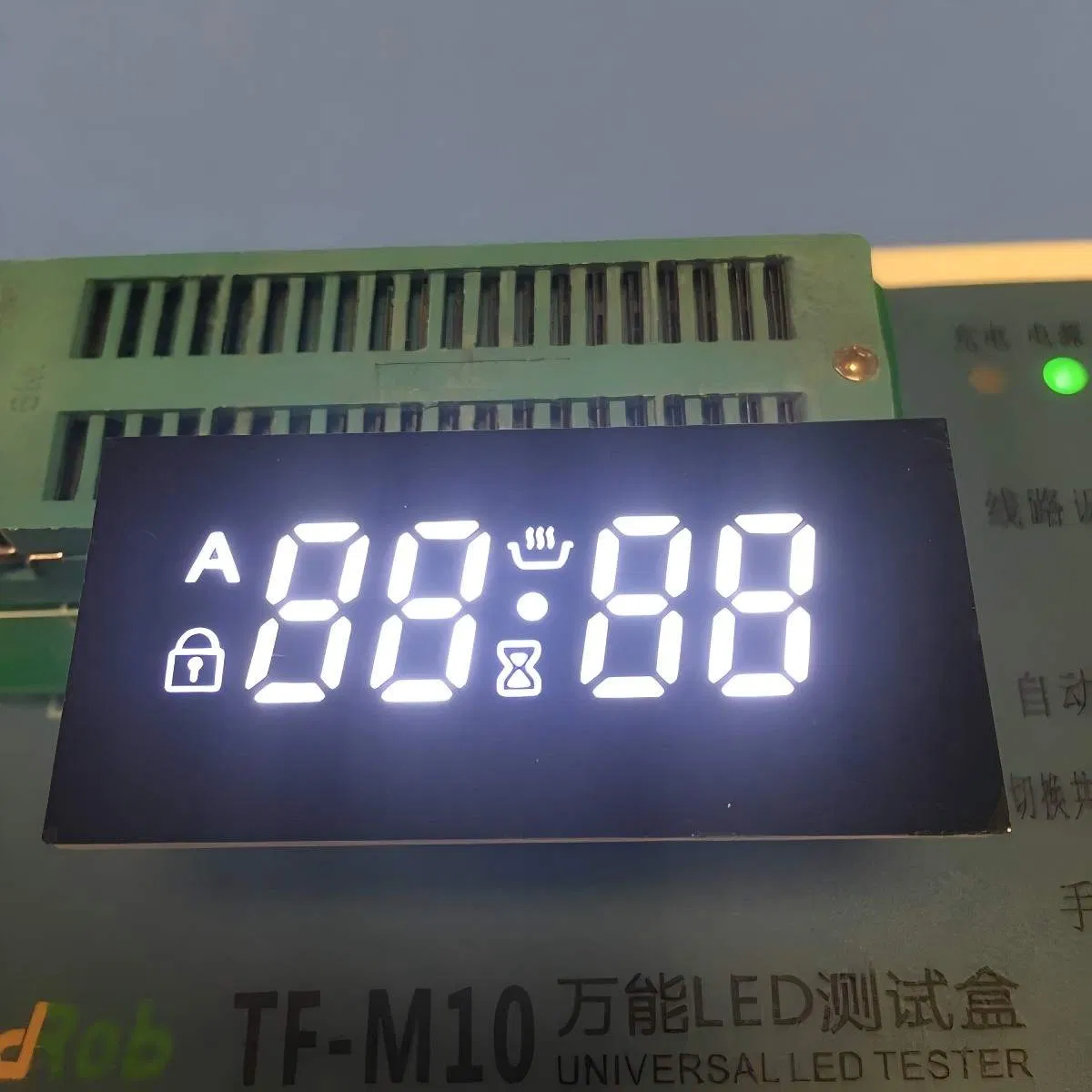Pure White 4 Digit 7 Segment LED Display Common Cathode for Oven