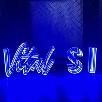 3D Abyss Mirror Neon Infinity LED Sign Custom Acrylic Glass Material for Home and Hotel KTV Track Letter Design