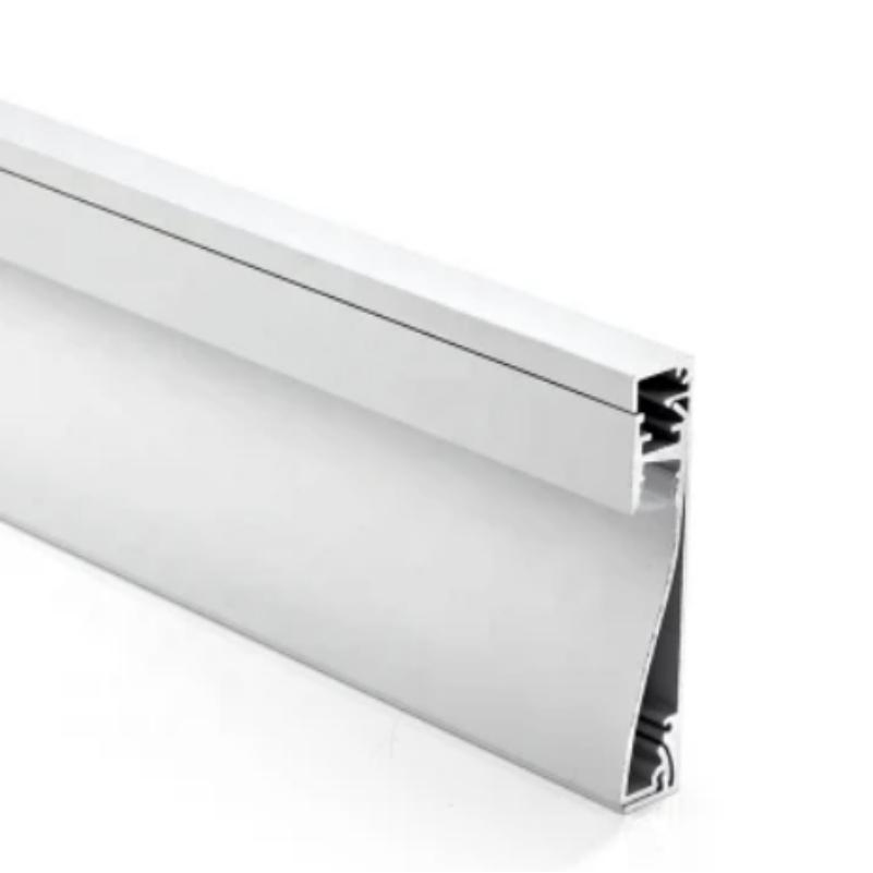 Ceramic Floor Wall Corner Aluminium Skirting Line Silver Tile Trim Profile