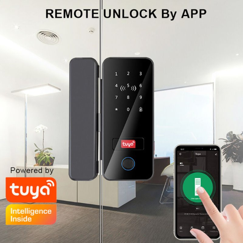 Factory Price Bluetooth Smart Lock Fingerprint Password Code Card Tuya APP Remote Control Fingerprint Door Lock