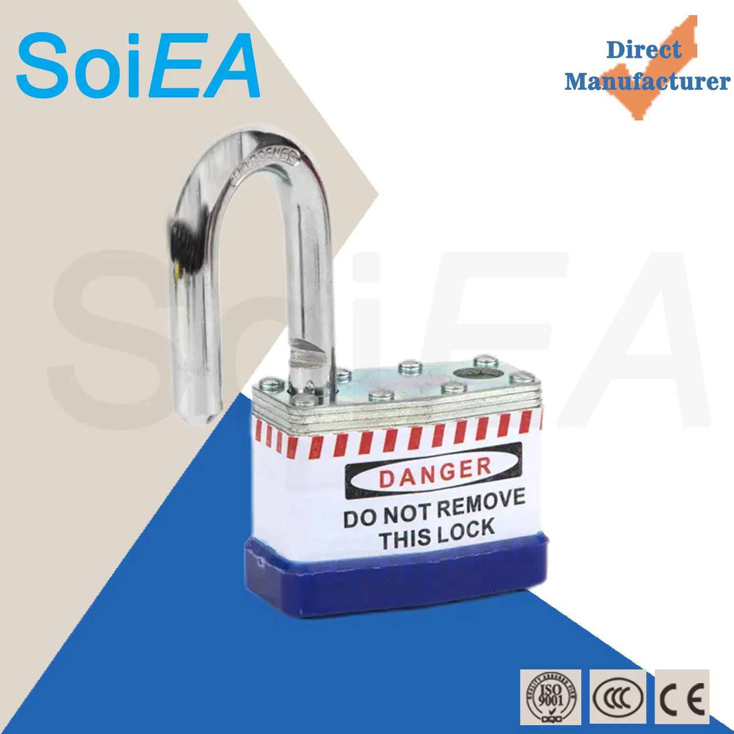 Regular Shackle Padlocks Popular Mille-Feuille Lock High Quality Metal Padlock