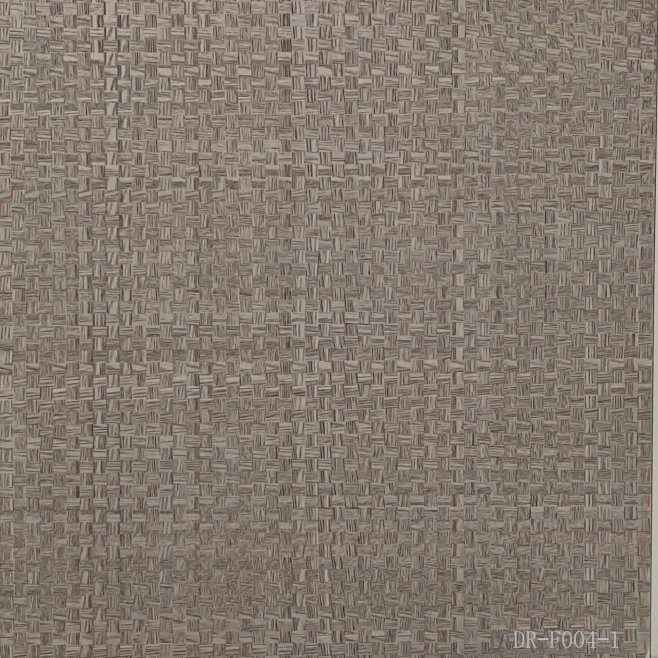 Melamine Paper Pasted on Recon Wood Veneer Frosty White Veneer