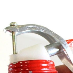 Hautine High Quality Oil Pot, Red Painted