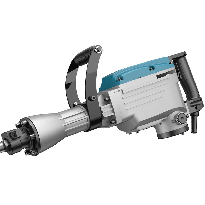 Tolhit 1500W 65mm Concrete Breaker Machine Industrial Electric Demolition Hammer