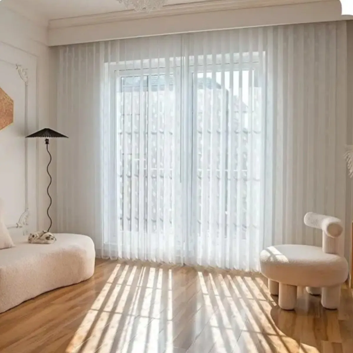 OEM Design Sheer Dream Fabric Polyester Home Office Cordless Vertical Panel Blind