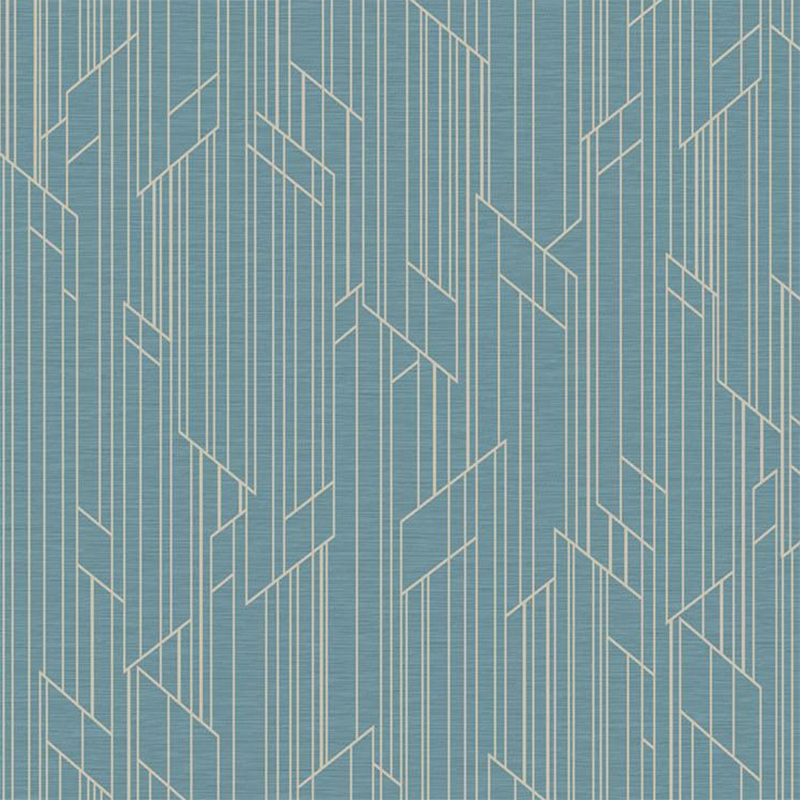 Simple Geometric Line Texture Self-Adhesive Wallpaper Living Room Bedroom Wall Decoration Wall Sticker Waterproof and Anti-Fouling