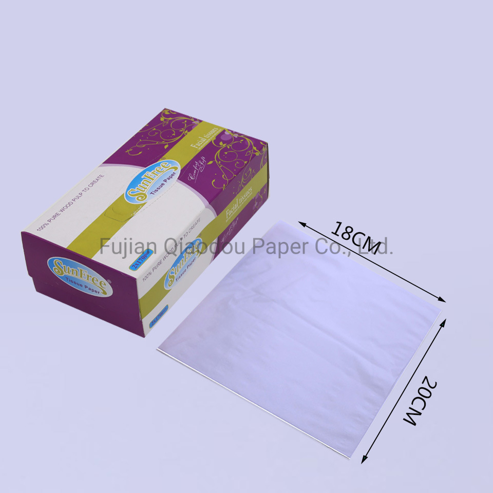 Factory Embossed Box Pure Virgin Wood Pulp Tissue