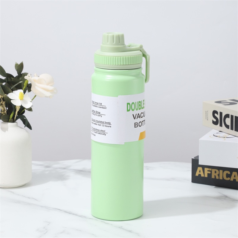 600ml Vacuum Insulation Tech Lightweight Stainless Steel Water Bottle for Cycling & Hiking