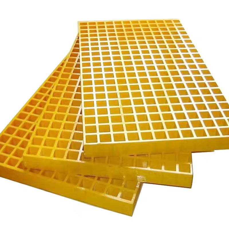 Durable Molded FRP Grating for Construction Facilities - Anti-Slip & Anti-Corrosion