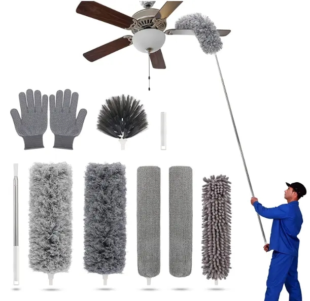 Customized Microfiber Feather with Extension Pole Duster