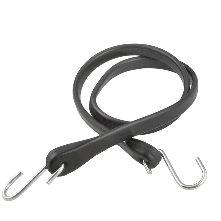 Tarp Straps for Flatbed Trailers Rubber Bungee Cord Metal S Hooks