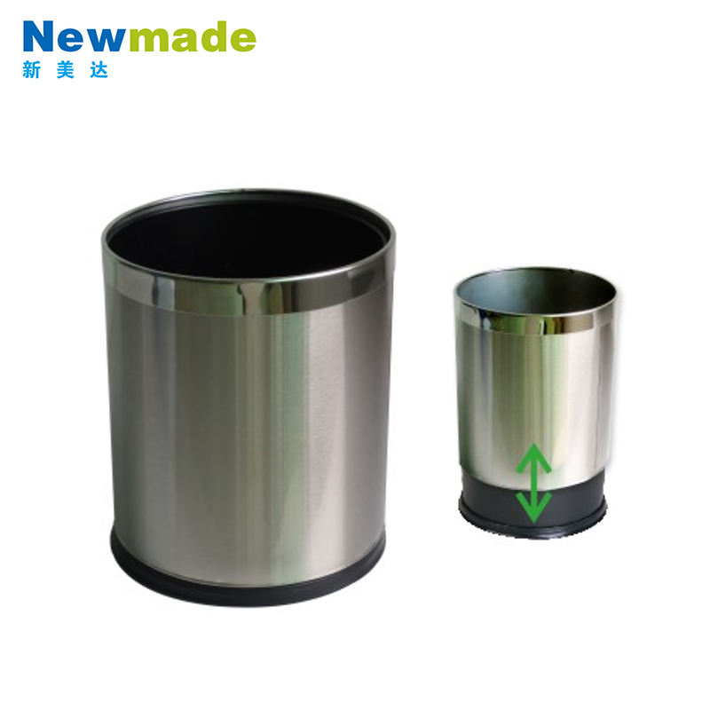 Пластиковое мусорное ведро 8-14 л, мультиколор