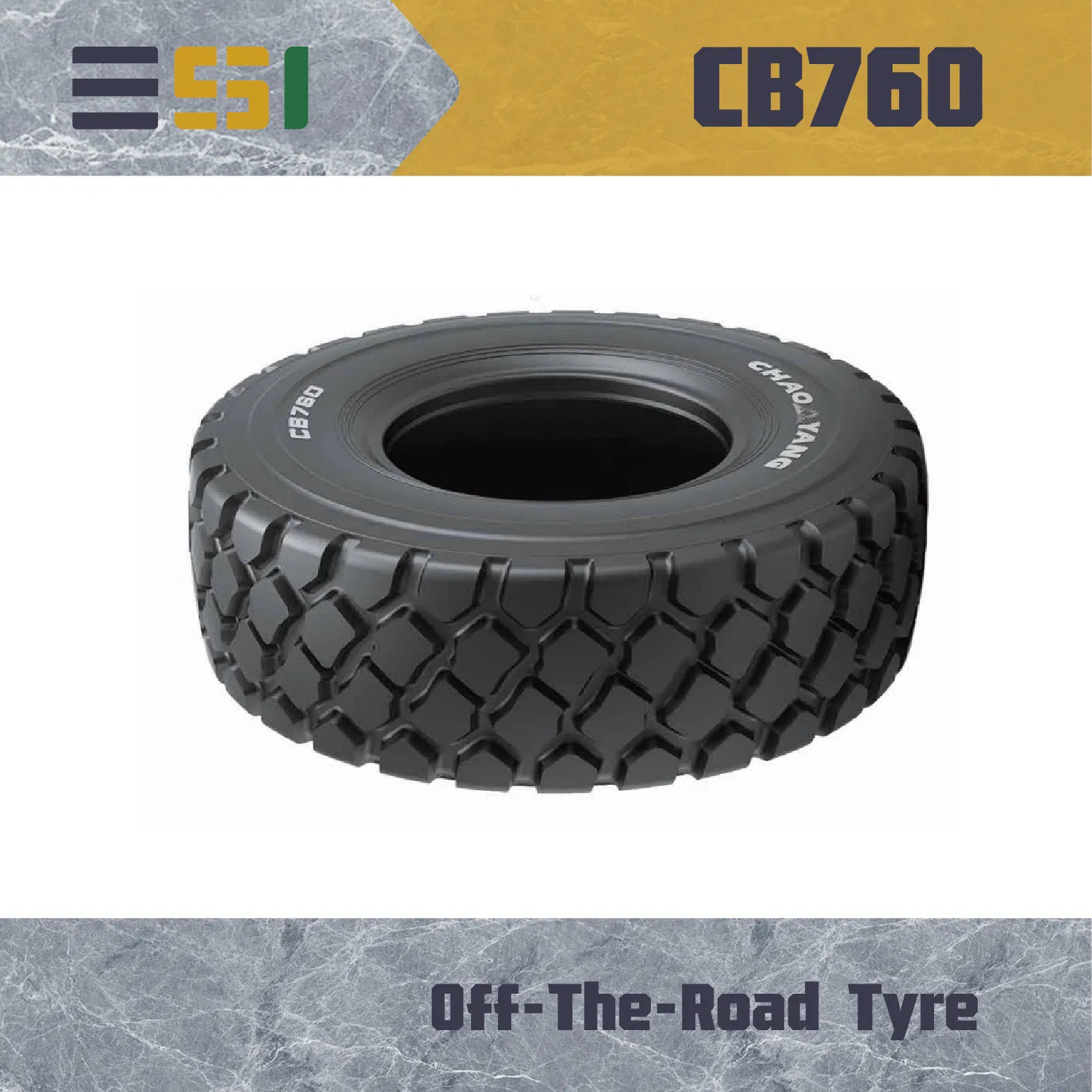 OTR Tire for Wheel Loader 23.5R25 Off-The-Road Tire CB760