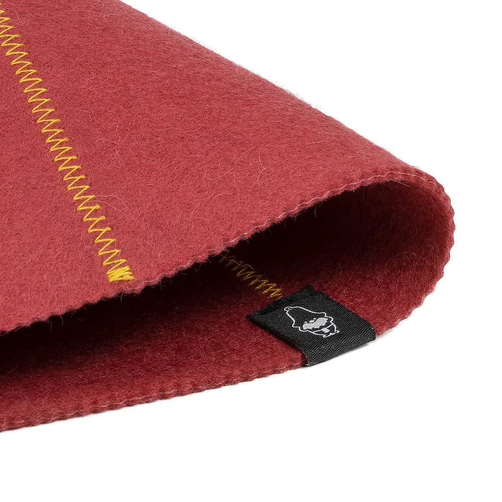 Customized Logo Nature 100% Wool Felt Sauna Hat Uni-Body Hat for Sauna