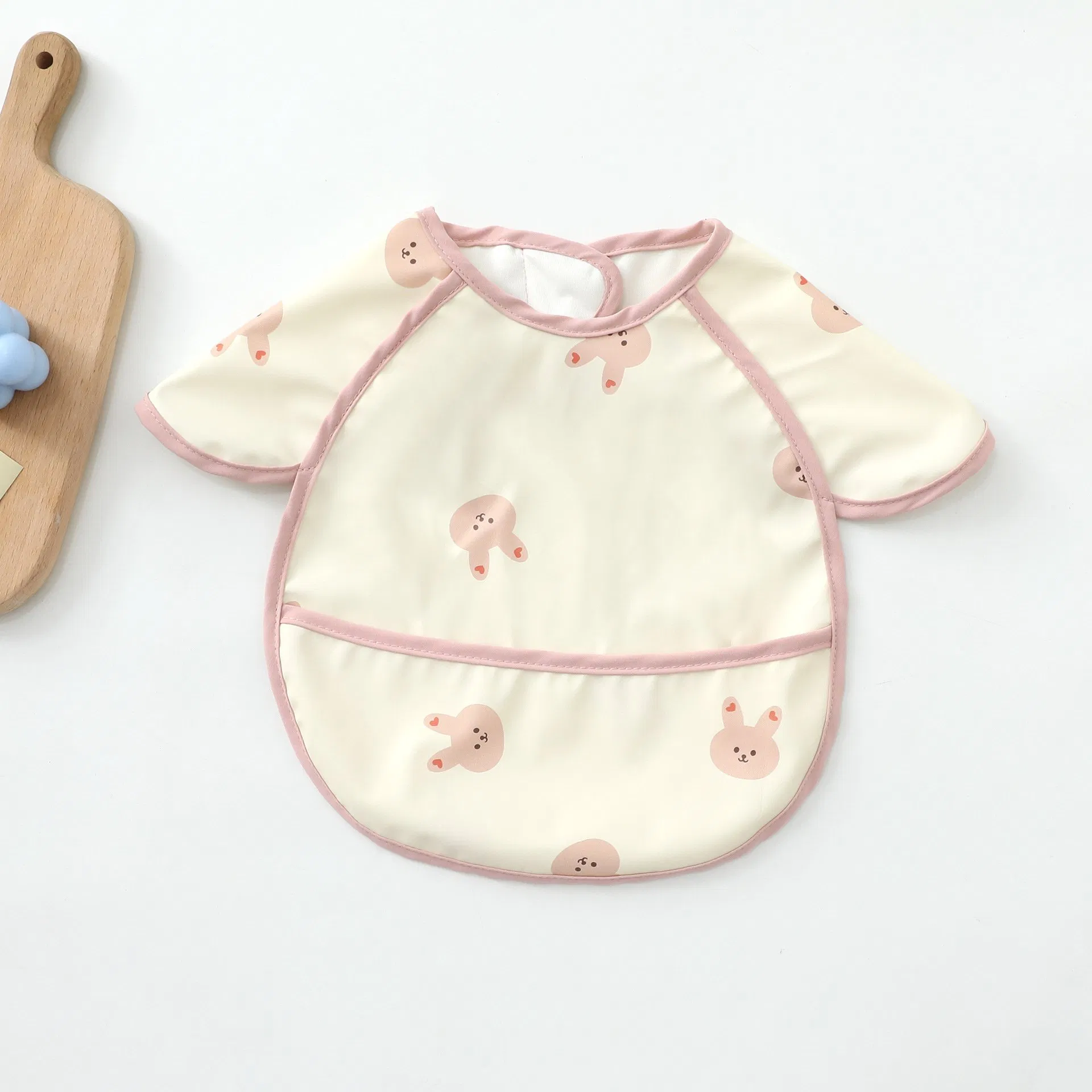 Reusable Eating Feeding Apron Sleeveless Bibs for Babies