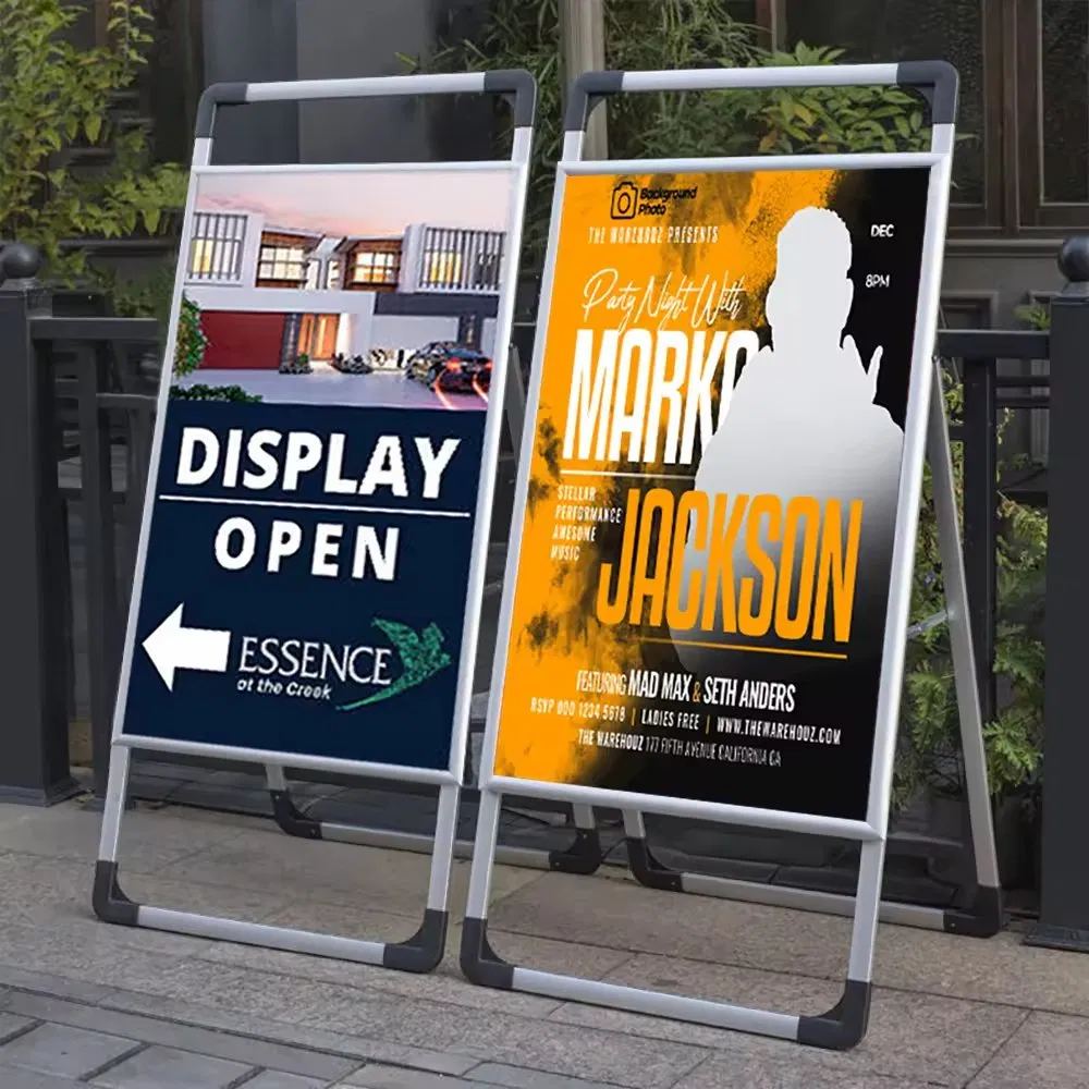 Custom cardboard display shelf rack poster stand outdoor display rack