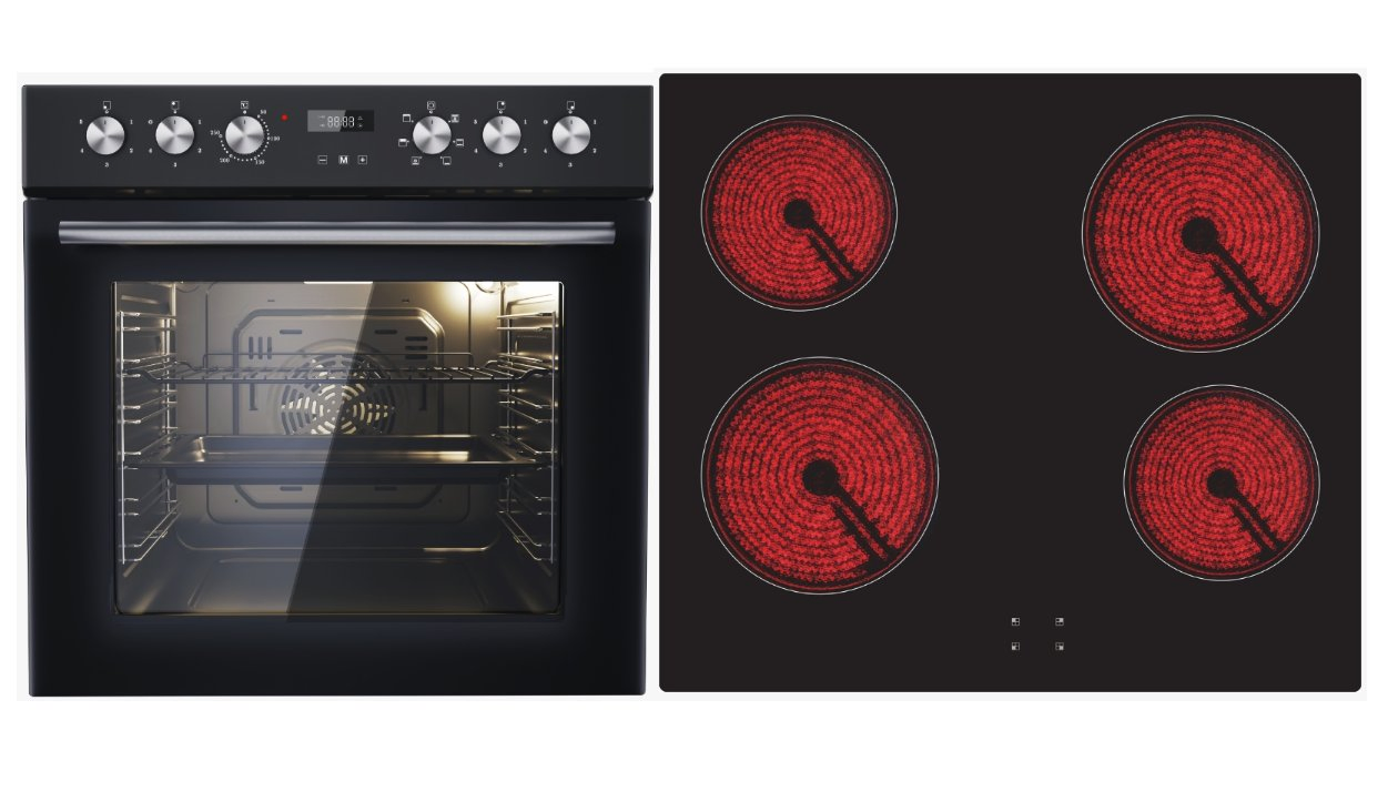 60cm Built-in Ceramic Hob& Built-in Oven