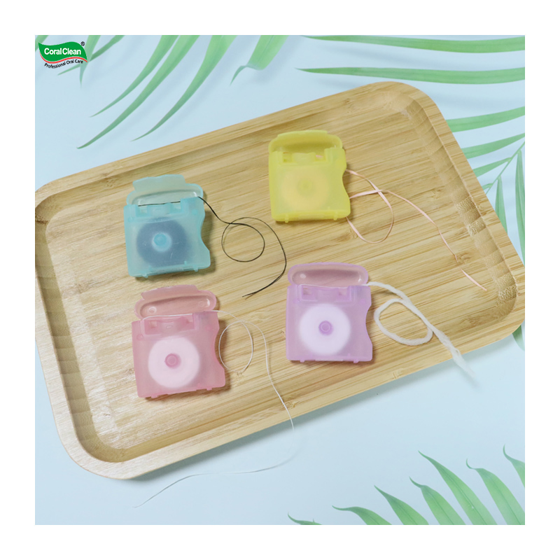 Oral Health Care Products Dental Floss Round Thin Charcoal Floss Colorful Shaped Dental Floss