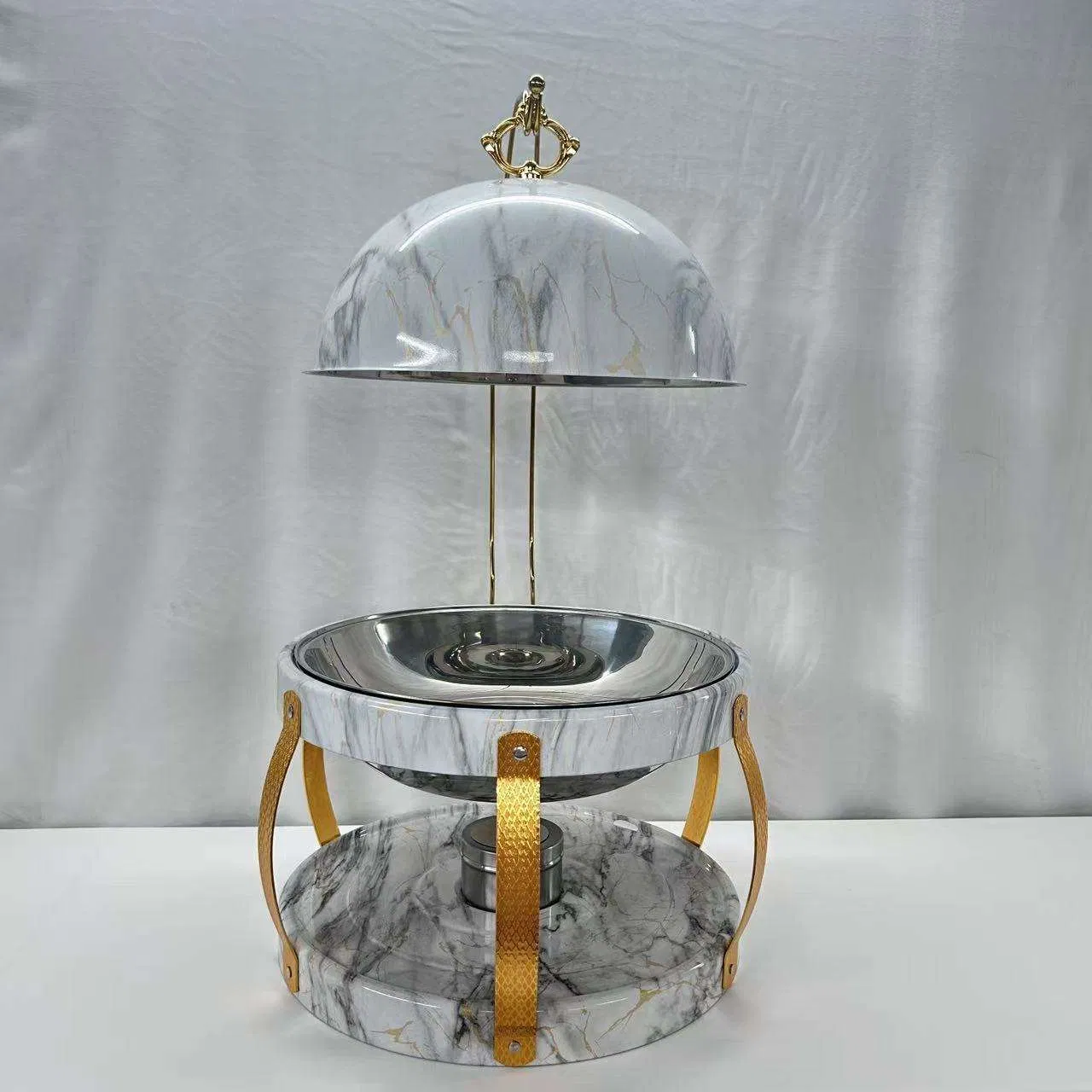 8L Stainless Steel Hotel Restaurant Food Large Capacity Hot Pot Catering Buffet