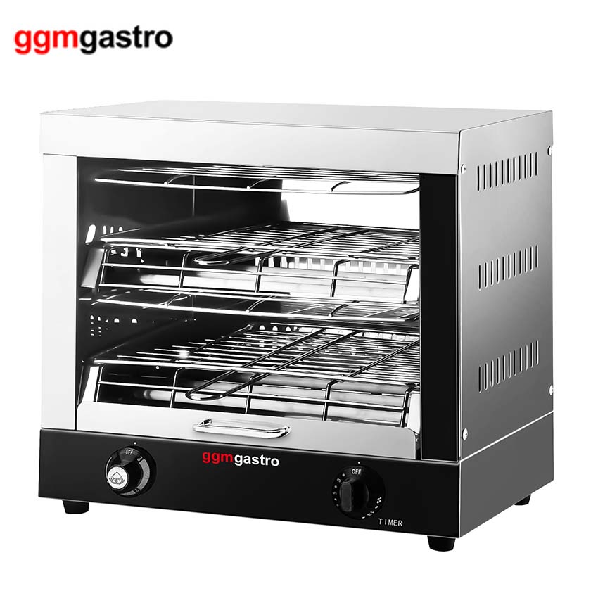 Electric Stainless Steel Four Deck Twelve Trays Baking Oven