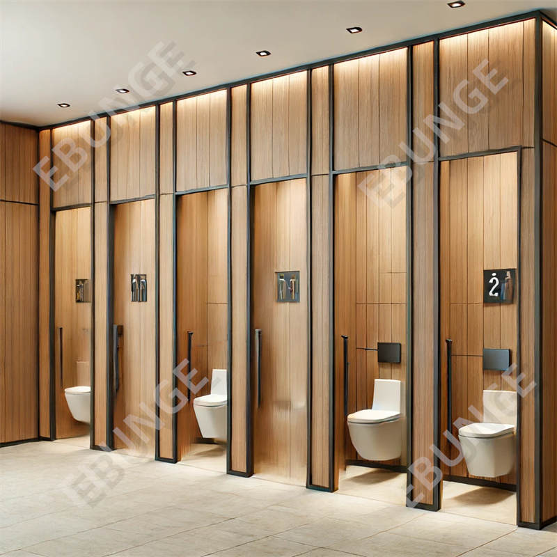 Manufacturers Phenolic Toilet Partitions Modular Gym Room Shower Toilet Cubicles