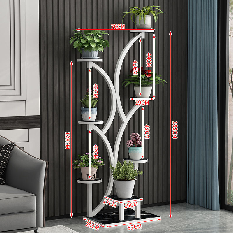 Подставка для растений металлическая двухуровневая