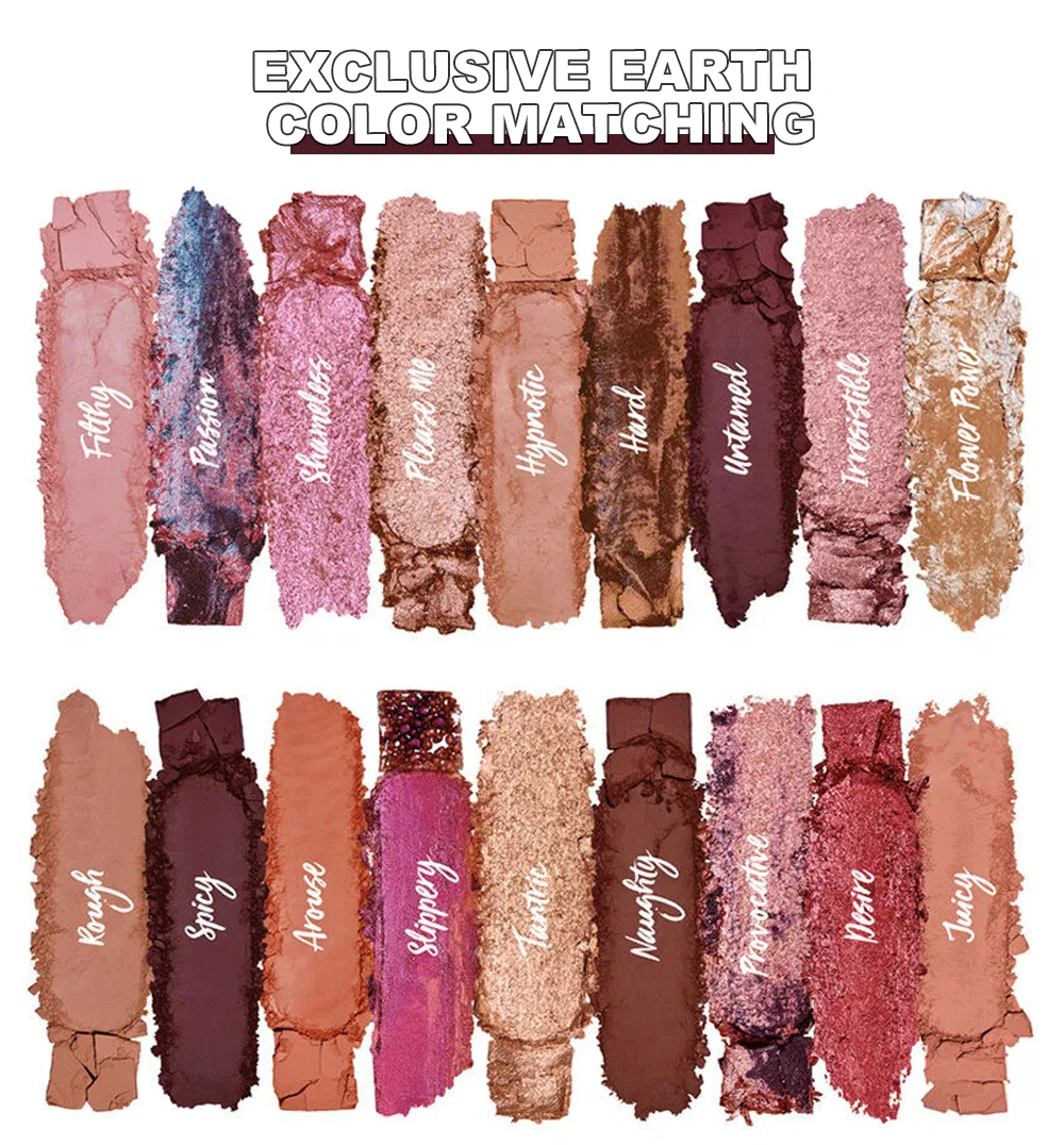 Wholesale 18 Colors Long Lasting Vegan Makeup Matte Shimmer High Pigment New Arrival Customizable Eyeshadow Palette