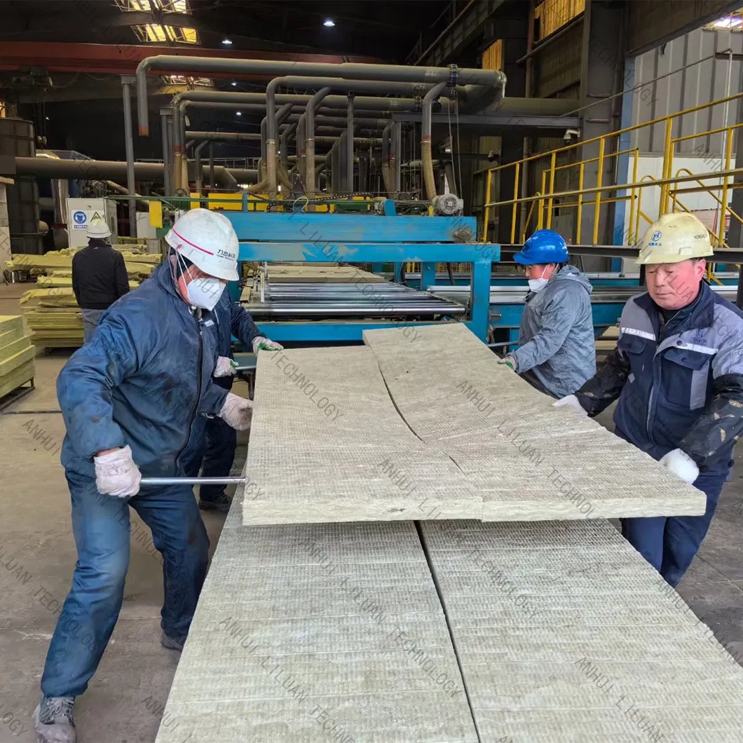 Rockwool Acoustic Fireproof Sound Proof Thermal Insulation Rock Wool Rockwool Blanket for Construction Building Material