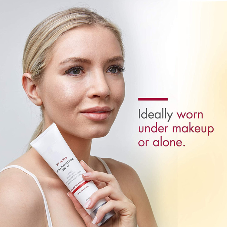 UV Shield Face and Body Sunscreen Lotion Broad-Spectrum SPF 45